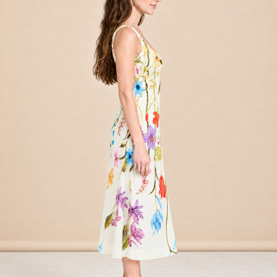 Sugarcane Slip Midi Dress model_side