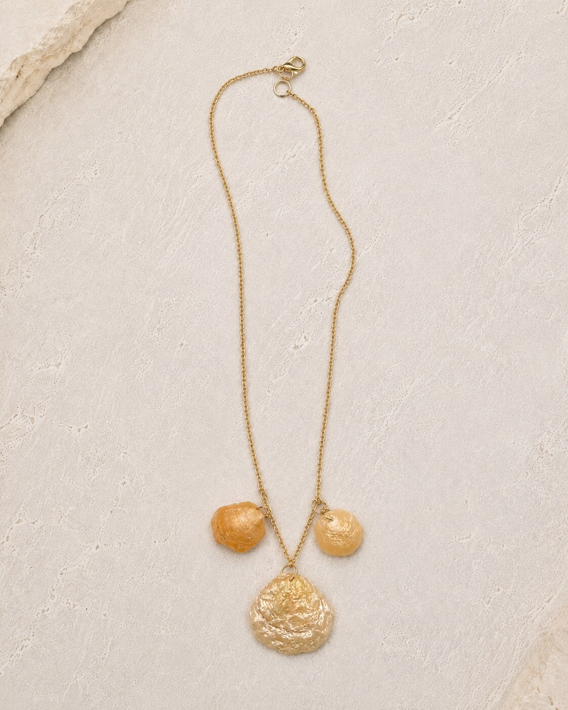 Susanne Necklace — Classic Charlotte shell jewelry