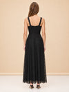 Sutton Lace Bustier Maxi Dress — model back