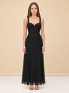 Sutton Lace Bustier Maxi Dress — model front