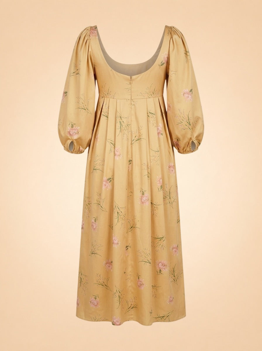 Sylvie Fleur Puff-Sleeve Dress — Rebecca Taylor