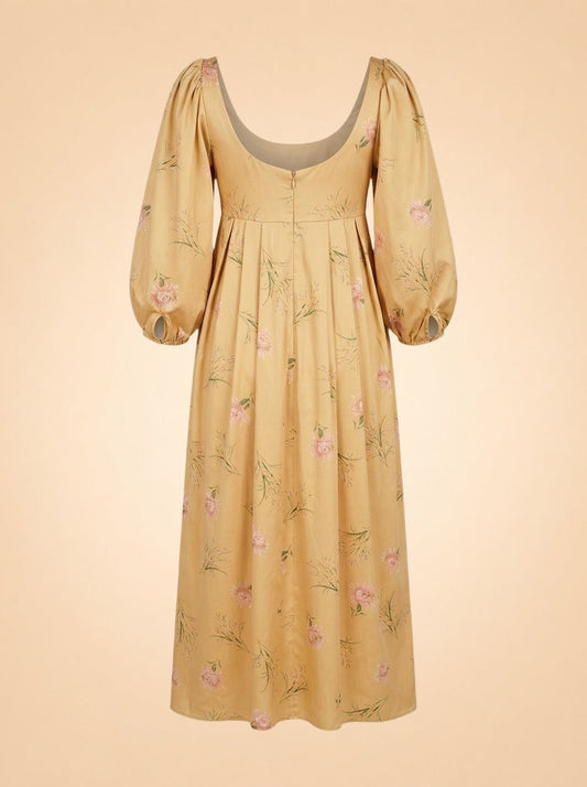 Sylvie Fleur Puff-Sleeve Dress — Rebecca Taylor