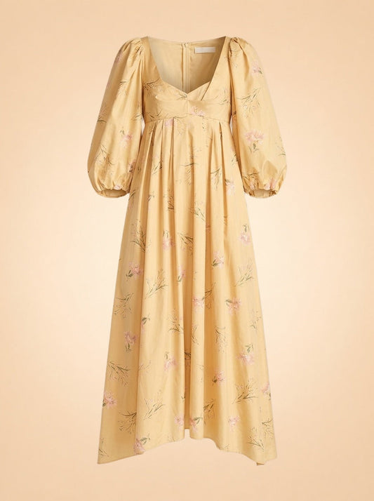 Sylvie Fleur Puff-Sleeve Dress — Rebecca Taylor