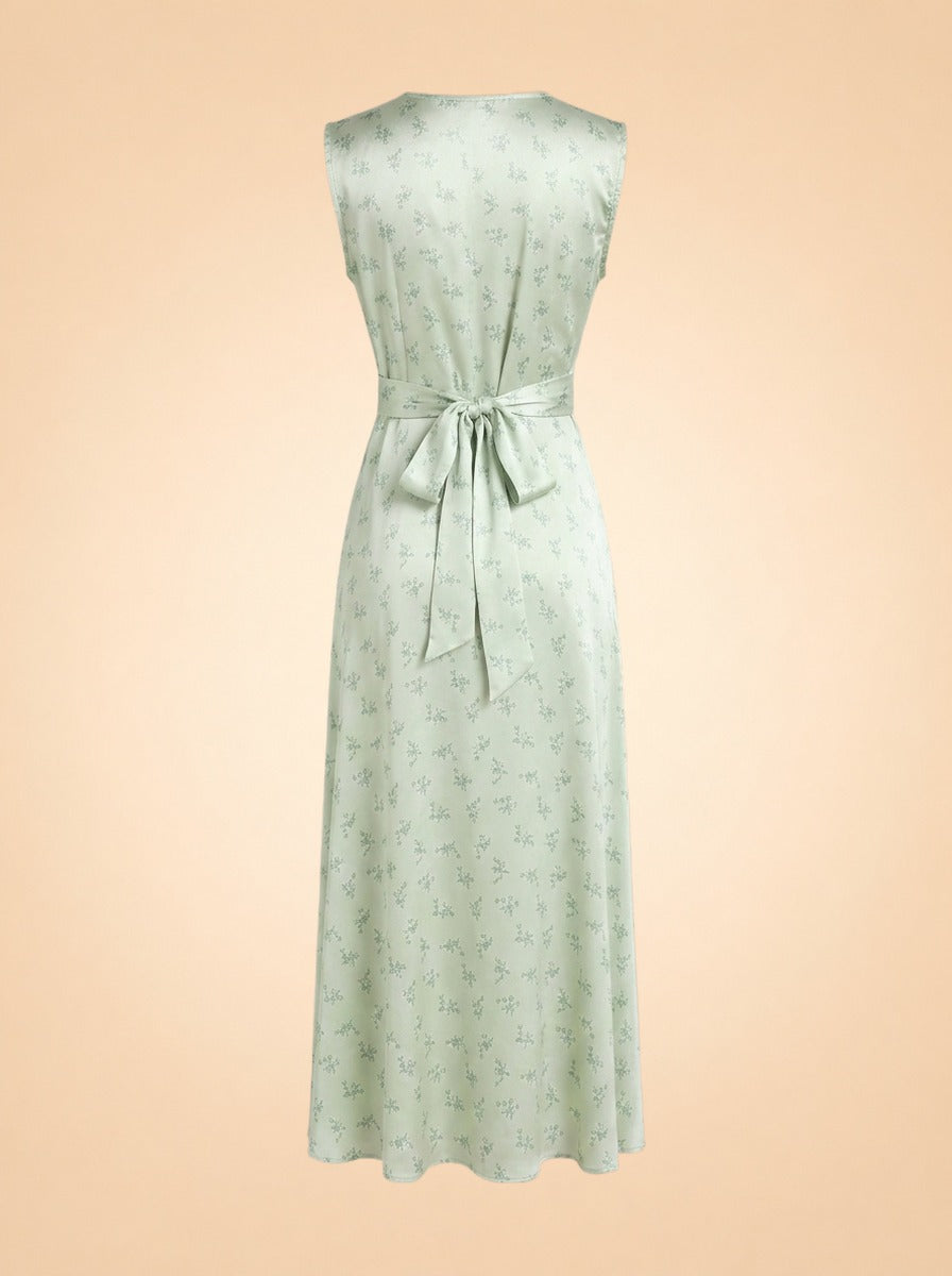 Tahlia Silk Maxi Dress — DÔEN