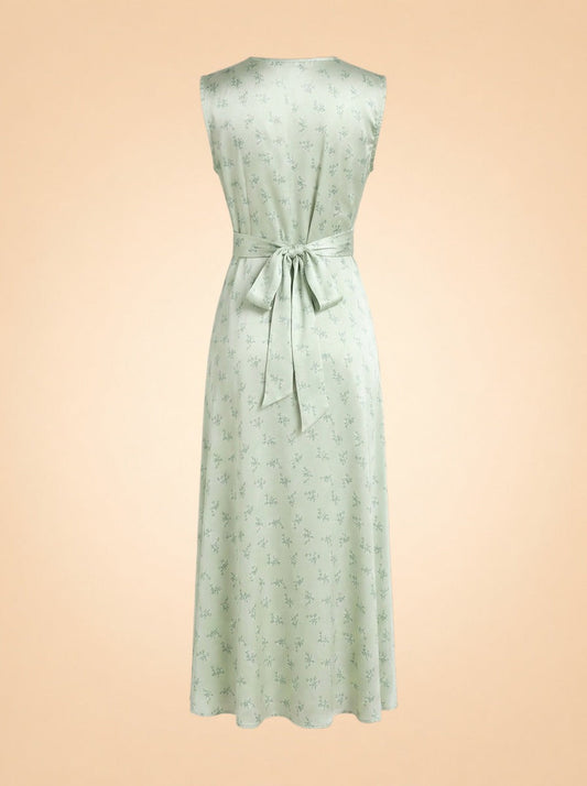 Tahlia Silk Maxi Dress — DÔEN