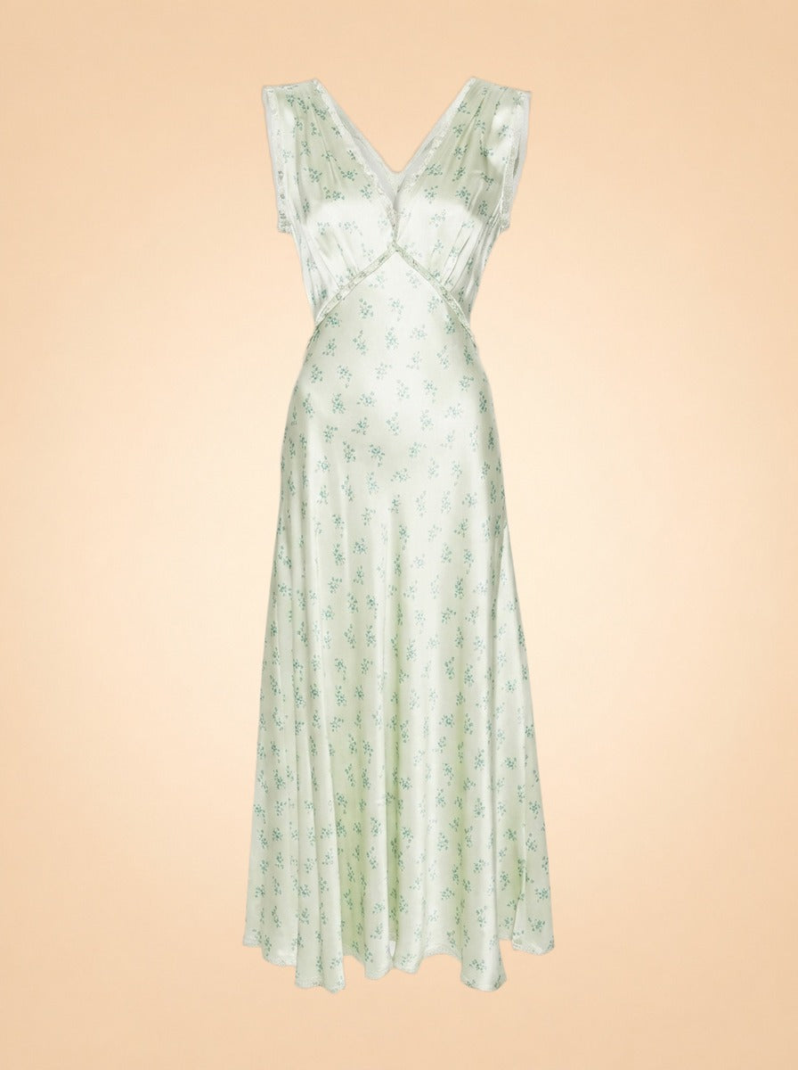 Tahlia Silk Maxi Dress — DÔEN