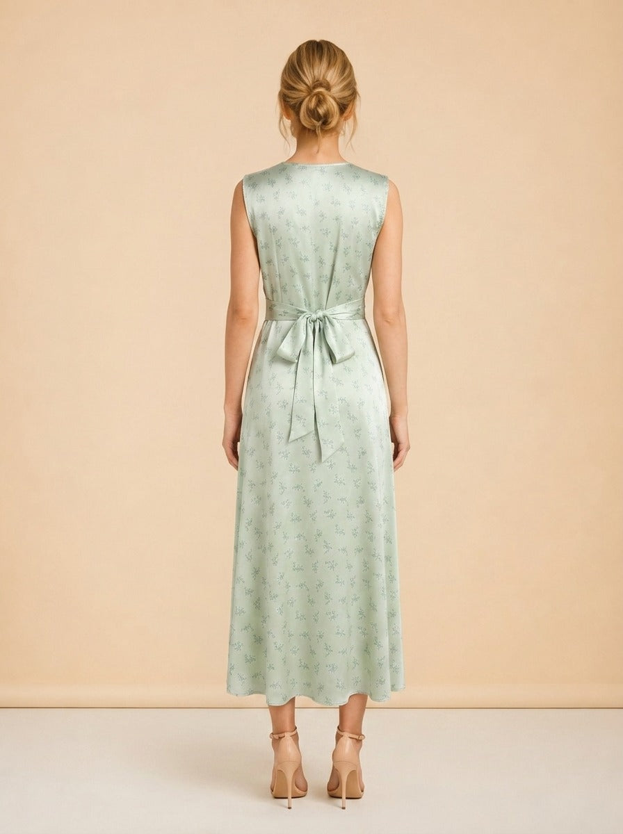 Tahlia Silk Maxi Dress — DÔEN