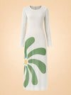 Tania Sheer Dress in Mesh ghost_front