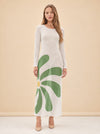 Tania Sheer Dress in Mesh model_front