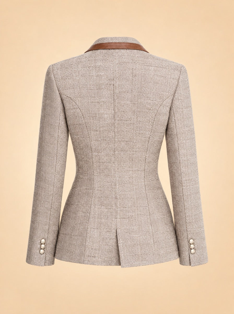 Taped Seamed Blazer ghost_back