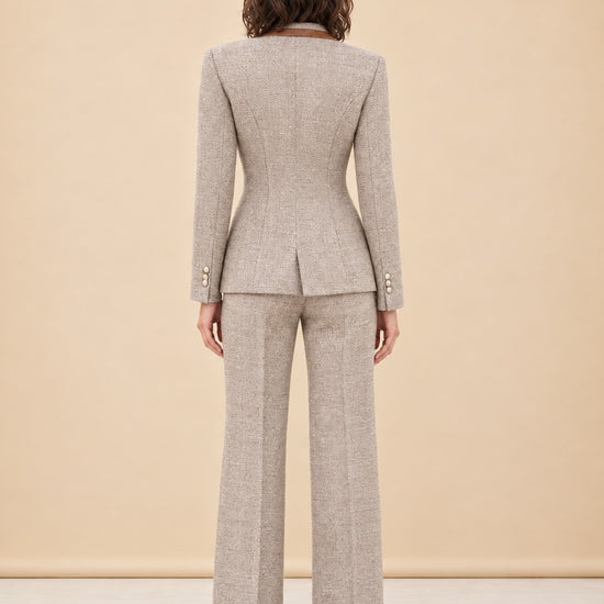 Taped Seamed Blazer model_back