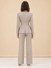 Taped Seamed Blazer model_back