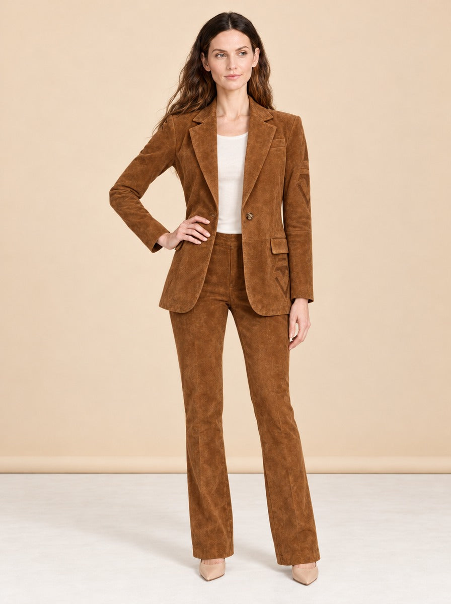 Tawa Suede Blazer model_front_3