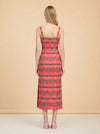 The Agnes Dress – Sunset Gingham model_back