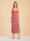 The Agnes Dress – Sunset Gingham model_front