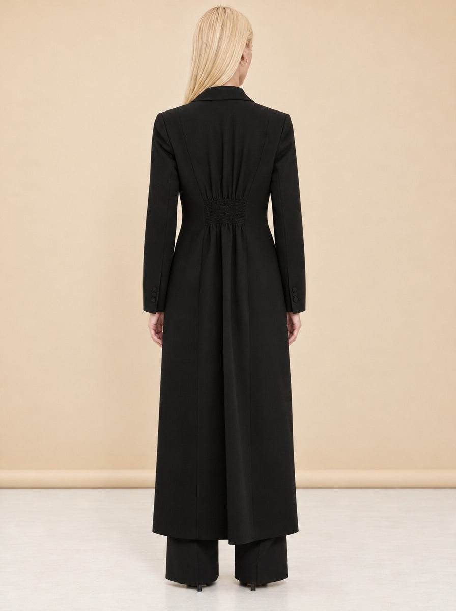 The Camille Coat model_back