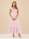 The Camille Dress in Powder Pink model_front_2