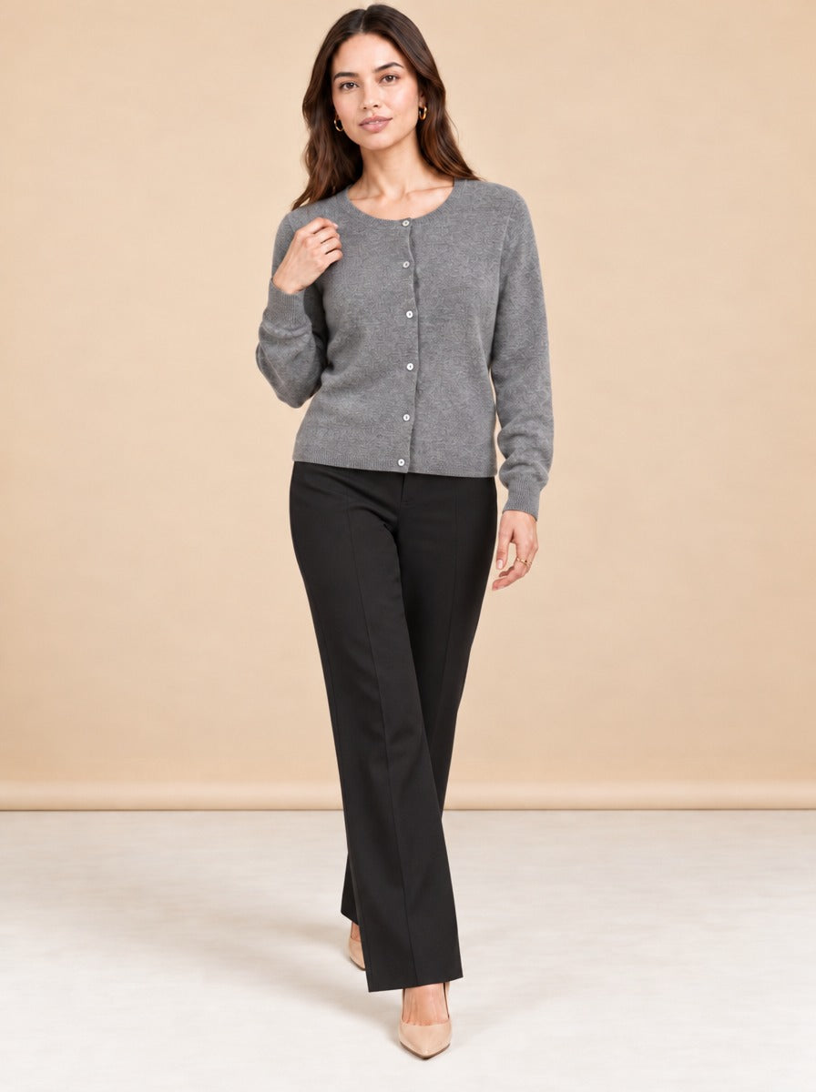 The Cashmere Crew Sweater model_front_3