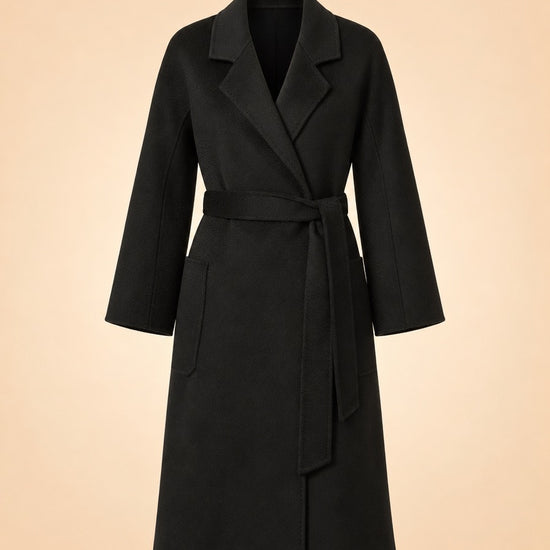 The Classic Wrap Coat ghost_front