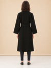 The Classic Wrap Coat model_back