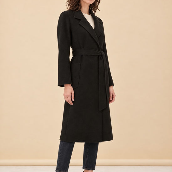The Classic Wrap Coat model_front_2