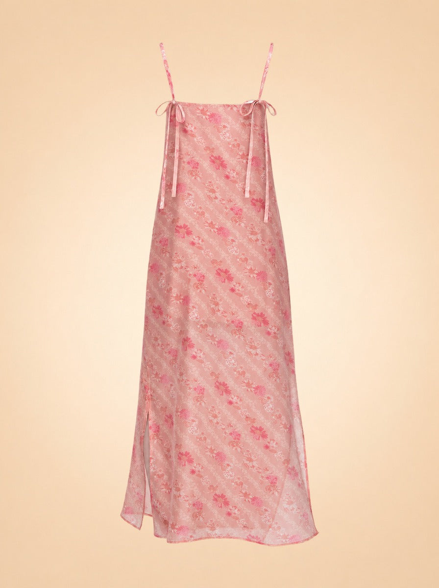 The Erini Dress - Pressed Flowers ghost_back