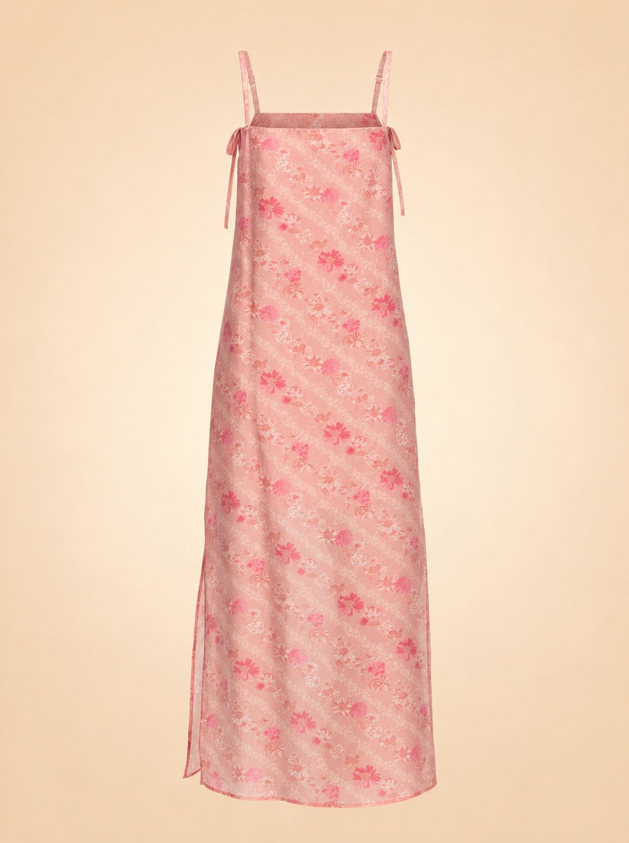 The Erini Dress - Pressed Flowers ghost_front