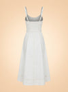 The Fiona Dress – Off White ghost_back