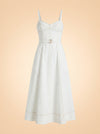 The Fiona Dress – Off White ghost_front