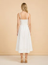 The Fiona Dress – Off White model_back