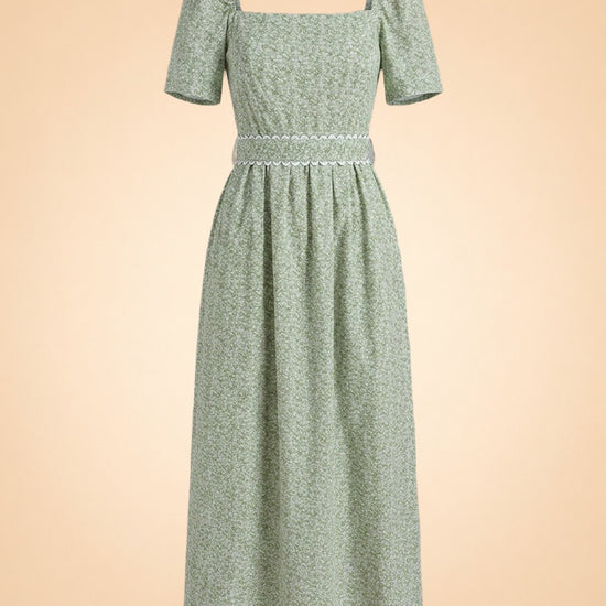 The Grayson Dress in English Ivy ghost_front