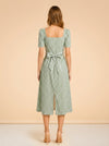 The Grayson Dress in English Ivy model_back