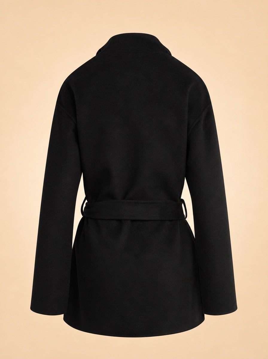 The Jasper Wrap Coat ghost_back