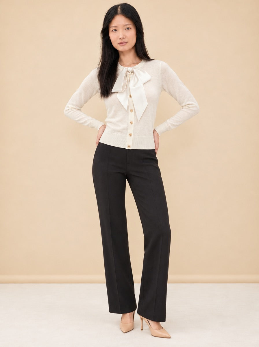 The Take a Bow Cardigan model_front_3