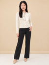 The Take a Bow Cardigan model_front