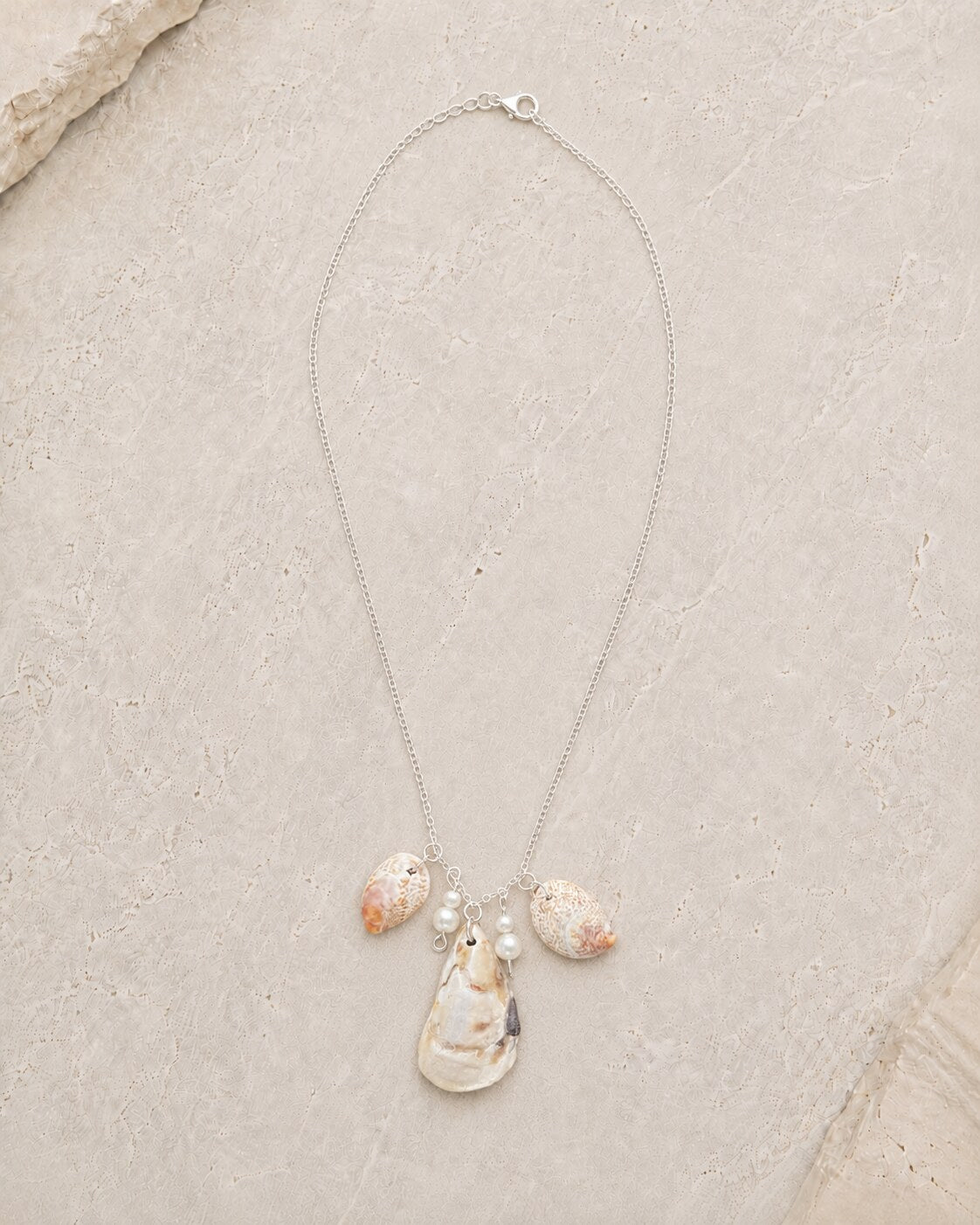 Tidal Charm Necklace — Classic Charlotte shell jewelry