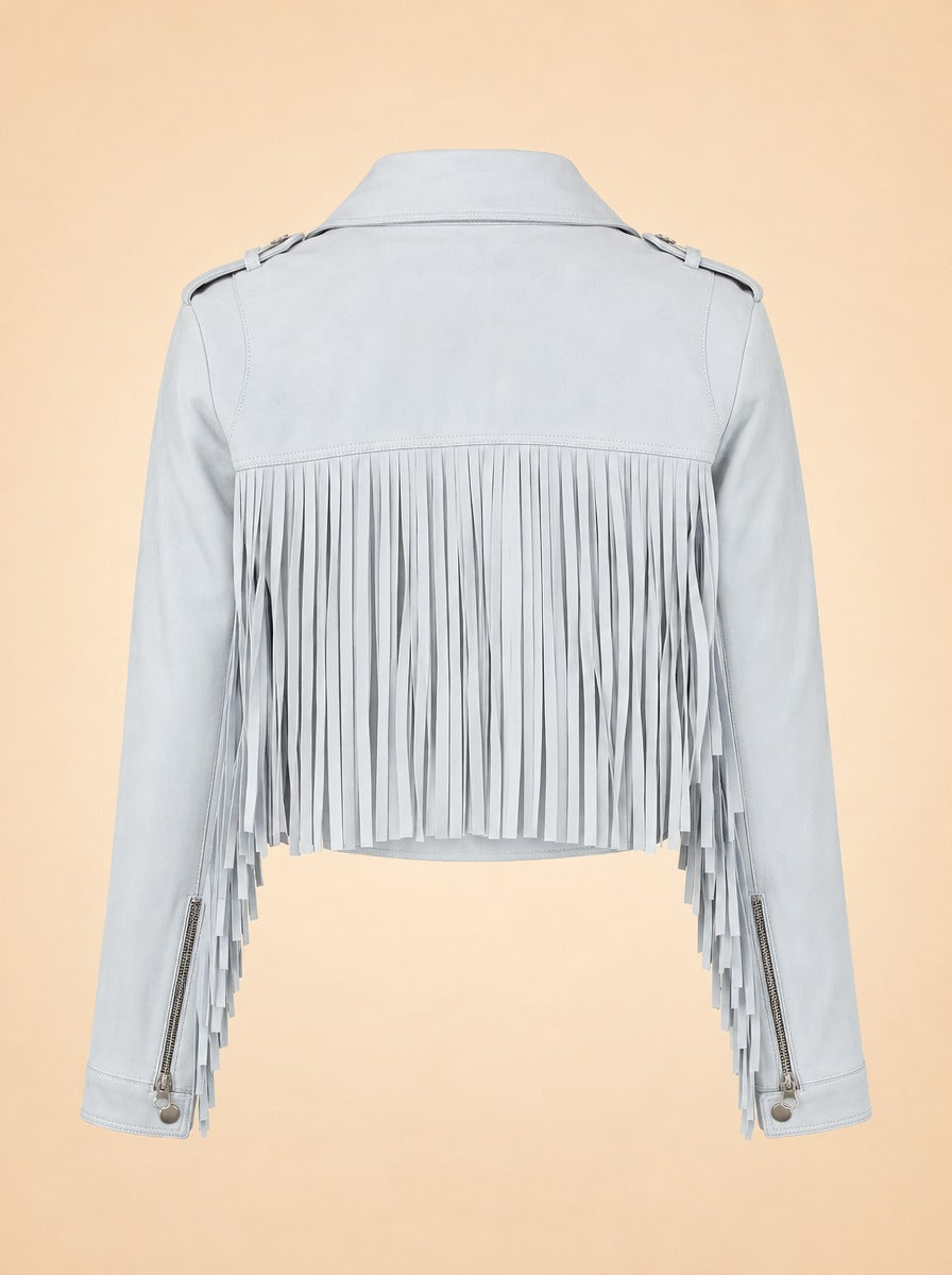 Tina Washed Leather ghost_back