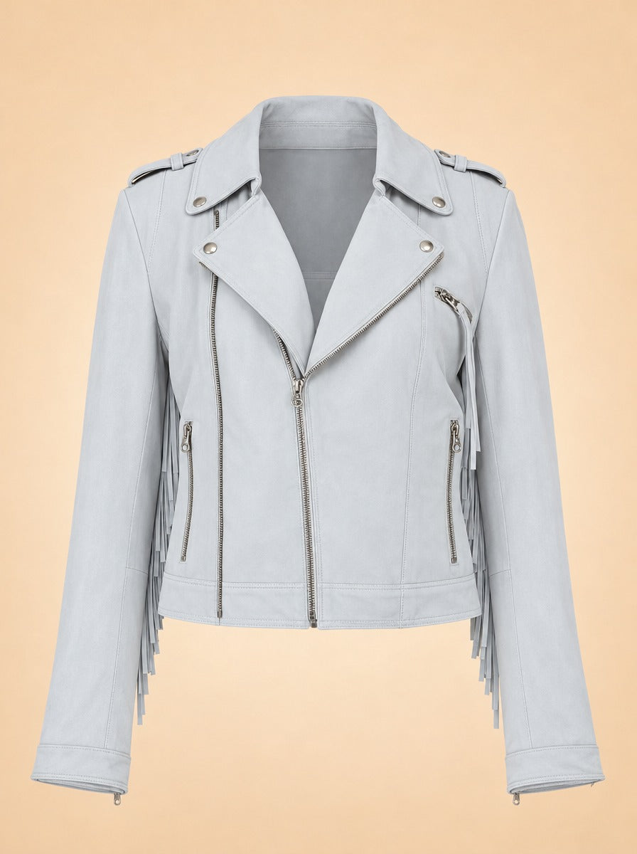 Tina Washed Leather ghost_front