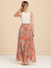 Torin Pleated Maxi Skirt model_back