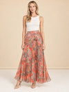 Torin Pleated Maxi Skirt model_front_3
