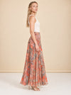 Torin Pleated Maxi Skirt model_side
