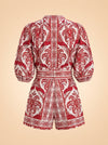 Tropical Cameo Romper
