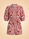 Tropical Cameo Romper
