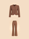 Cocoa Dot Vreeland Top & Sabrina Pant Set