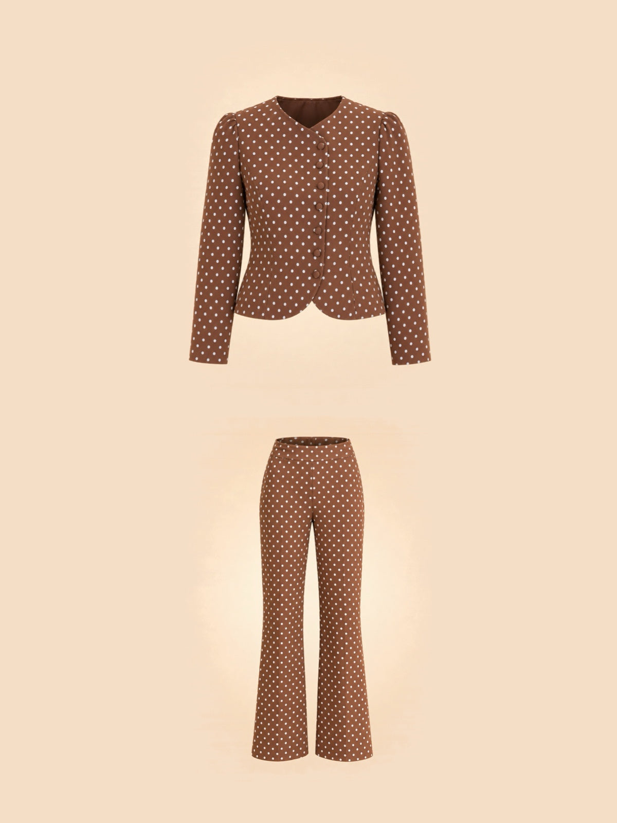 Cocoa Dot Vreeland Top & Sabrina Pant Set