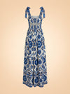 Tula Floral Cotton Poplin Maxi Dress