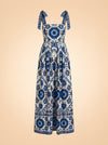 Tula Floral Cotton Poplin Maxi Dress