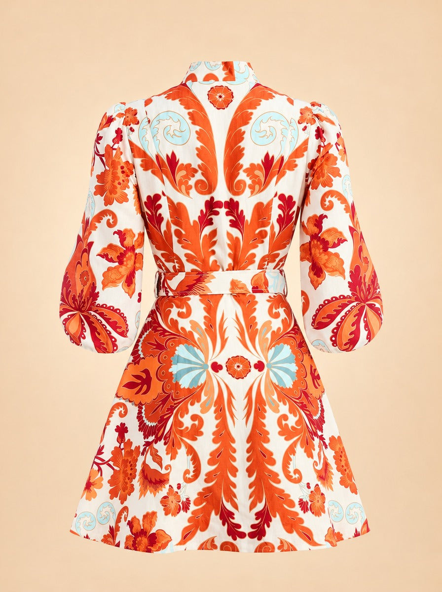 Valencia Mini Dress ghost_back