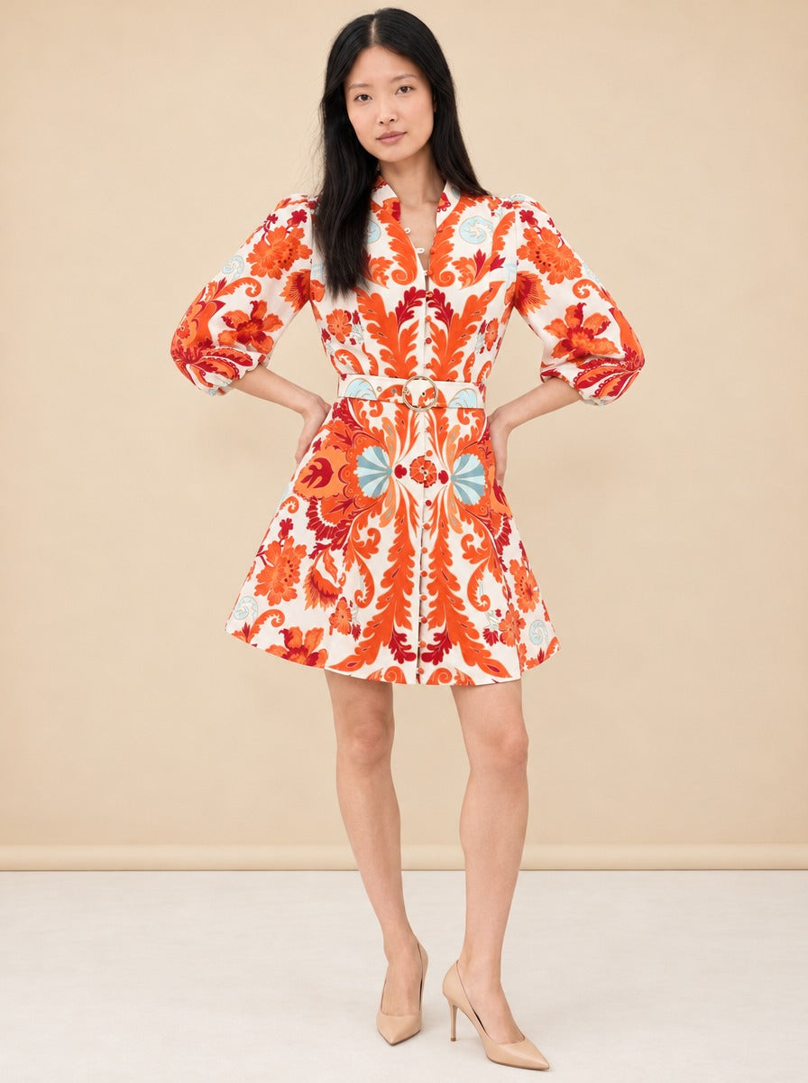 Valencia Mini Dress model_front_3