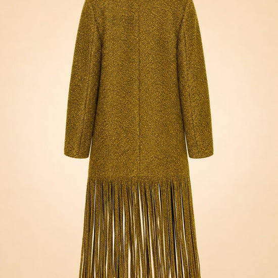 Vero Fringe Coat ghost_back